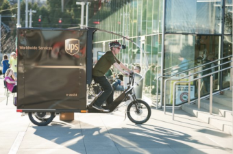 Deliveries by e-trike: Now happening in Portland. Photo: